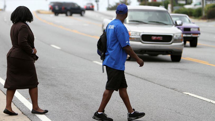 More than 130 pedestrians died on Georgia roads in the first six months of 2018, a 32 percent jump over the same period in 2017, according to the Governors Highway Safety Association. Nationally, pedestrian fatalities rose 3 percent. VINO WONG / VWONG@AJC.COM