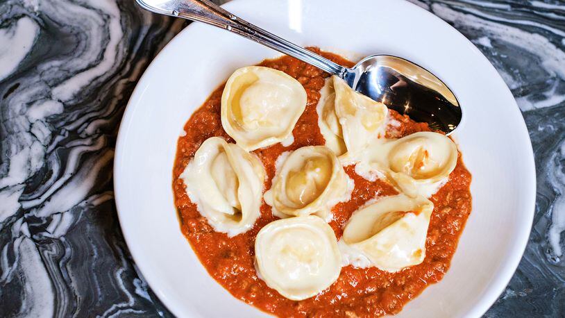 Lamb Bolognese with Ricotta Tortellini from the menu of Dirty Rascal.