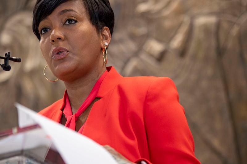 Former Atlanta Mayor Keisha Lance Bottoms, a senior adviser to President Joe Biden, will be part of a roundtable discussing the rise in reports of antisemitic incidents. (Alyssa Pointer/Atlanta Journal Constitution)