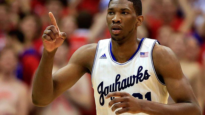 Kansas' Joel Embiid was highly regarded as the top player in the 2014 NBA Draft until a recent foot injury.
