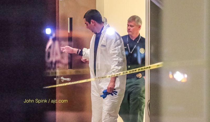 A deputy shot and killed a man who stabbed him inside the Douglas County Sheriff’s Office, authorities said.  JOHN SPINK / JSPINK@AJC.COM