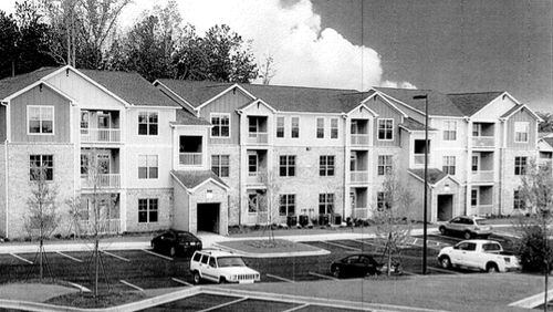 The request by Wilwat Properties to develop a 367-unit apartment complex in Braselton is similar to this one built in Newnan. Courtesy of City of Braselton