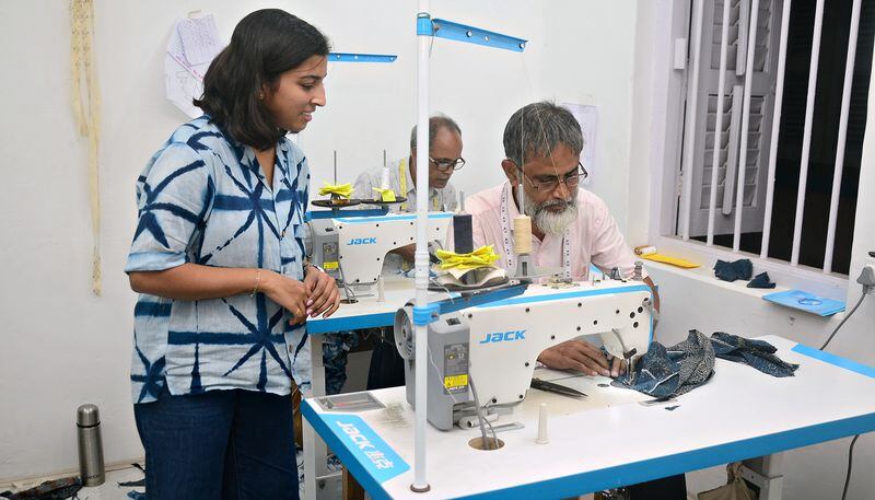 Textile designer Matrika Bhandari co-founded sustainable, gender-neutral fashion brand Inkriti in India’s eastern city Kolkata in the state of West Bengal. (Photo Courtesy of Avishek Mitra)