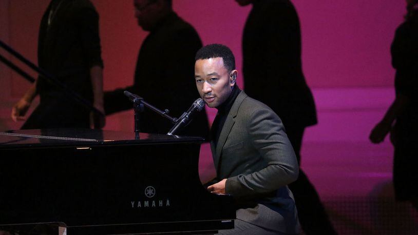 NEW YORK, NY - SEPTEMBER 12: John Legend performs during the GOOD + Foundation "An Evening of Comedy + Music" Benefit at Carnegie Hall on September 12, 2018 in New York City.  (Photo by Manny Carabel/Getty Images)