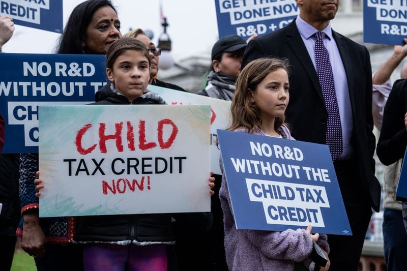The U.S. House on Wednesday signed off on an expansion of the child tax credit. (Haiyun Jiang/The New York Times)