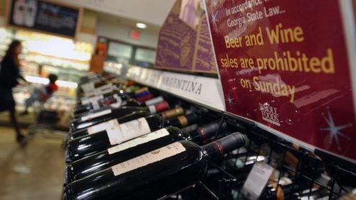 Lawmakers approved Sunday sales of beer and wine in grocery stores in 2011. ELISSA EUBANKS