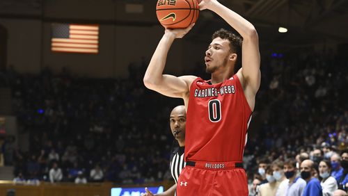 Lance Terry, who transferred to Georgia Tech from Gardner-Webb, had a solid debut for the Yellow Jackets on Monday night. (Tim Cowle/Gardner-Webb Athletics)