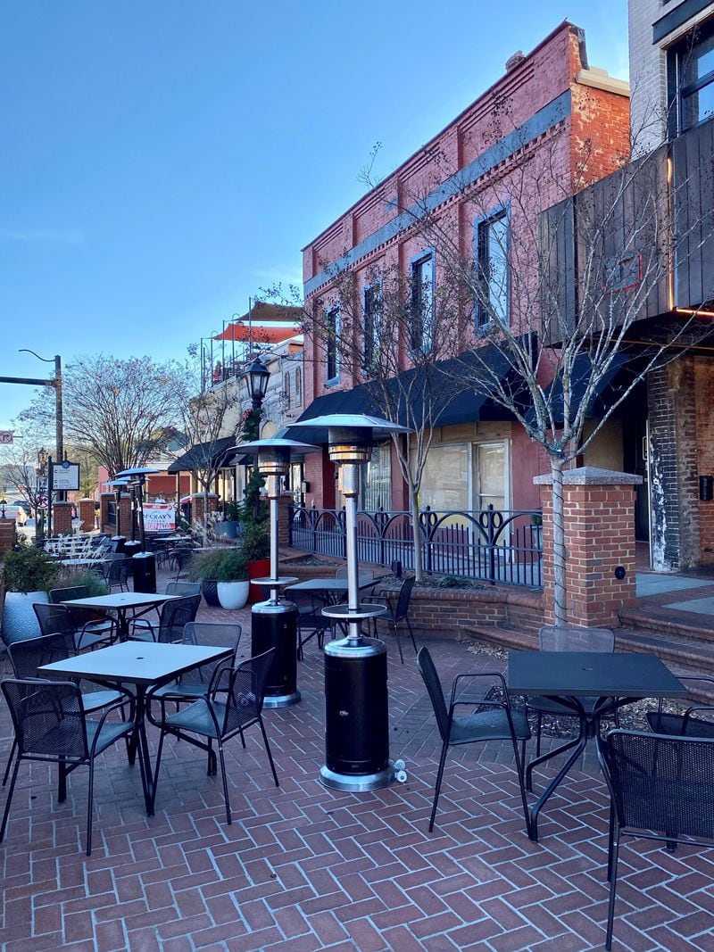 Since the pandemic, Local Republic has built an expansive new patio in front of the restaurant. Wendell Brock for The Atlanta Journal-Constitution