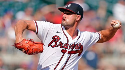Pitcher Kyle Muller has been putting up great numbers for Triple-A Gwinnett. (AP Photo/John Bazemore)