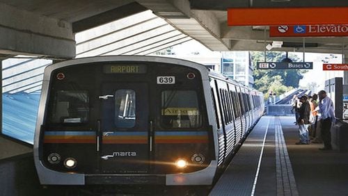 Technical issues at the Atlanta airport are causing MARTA train delays.