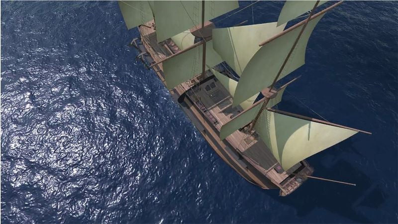 Images from the slave vessel L’Aurore from Emory University. Recently updated, “Slave Voyages: The Transatlantic Slave Trade Database” uses data bases to bring history to life, offering a more complete portrait of the trans-Atlantic slave trade. (Screenshots from www.slavevoyages.org/)