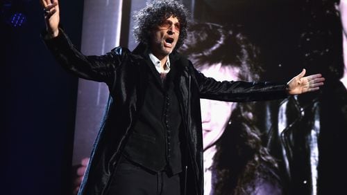 CLEVELAND, OH - APRIL 14:  Howard Stern speaks during the 33rd Annual Rock & Roll Hall of Fame Induction Ceremony at Public Auditorium on April 14, 2018 in Cleveland, Ohio.  (Photo by Theo Wargo/Getty Images For The Rock and Roll Hall of Fame)