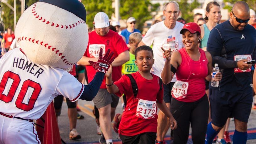 The Braves Country 5K happens June 11. (Photo by Joaquin Lara)