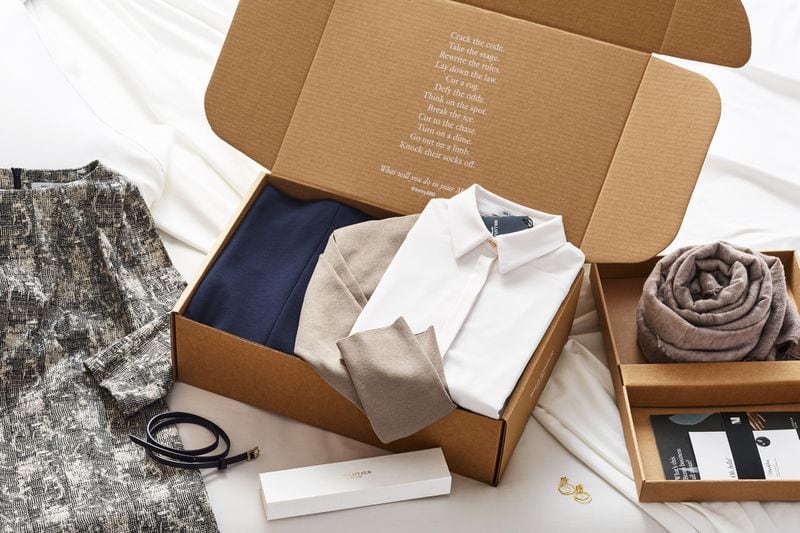 The Bento Box is a hallmark of MM.LaFleur offering 4 to 6 clothing options to online customers based on preferences communicated to a stylist. Customers can also place orders directly from the website.