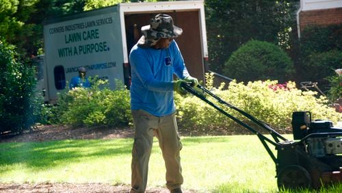 Employed by Corners Industries is Jose Vichez who has been with the organization since 2017. The lawn care business never missed a beat during the pandemic allowing the parents to receive continued insurance and income.