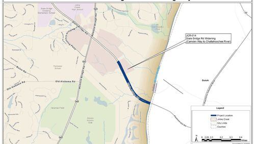 Johns Creek is moving to the right-of-way acquisition phase of the State Bridge Road widening project. CITY OF JOHNS CREEK