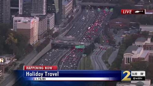 Traffic challenges are expected during the Thanksgiving weekend in metro Atlanta.