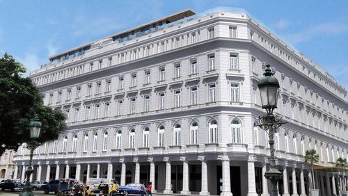 The historic Manzana de Gomez building is being refurbished as a 246-room Kempinski hotel. (Courtesy of Kempinski/TNS)