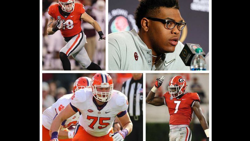 The College Football Playoff will feature 13 players from Gwinnett County, including linebackers and a tight end at Georgia, and solid offensive linemen at Oklahoma and Clemson.