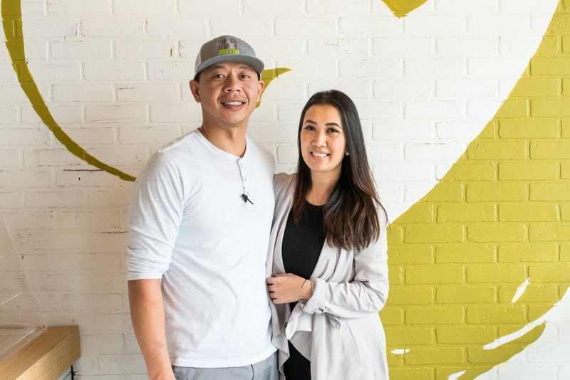  Vanh Sengaphone and Thip Athakhanh are the husband and wife owners of Snackboxe Bistro in Doraville. Photo credit- Mia Yakel.
