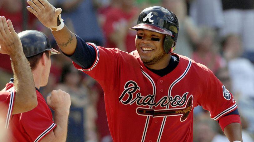 Andruw Jones hit 434 home runs and won 10 consecutive Gold Gloves. (AP file photo)
