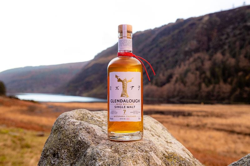 Glendalough is the first Irish whiskey to use highly revered Mizunara to finish its 7-year single malt. 
Courtesy of Glendalough Distillery