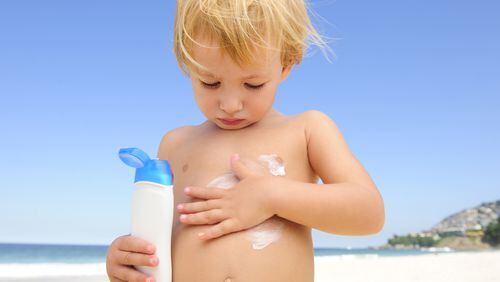 Sunscreen can help protect the skin from sunburn and skin cancer. (Dreamstime/TNS)