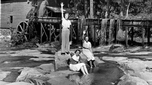 Indian Springs State Park in 1935. AJC file photo.