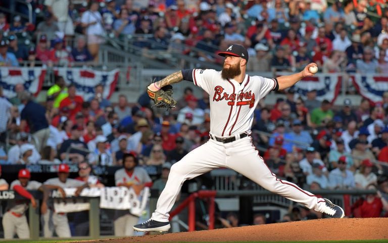 Photos: Braves seek Game 1 win over the Cardinals