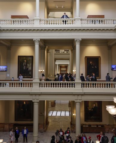 Georgia legislature, general assembly, senate, house, sine die, 