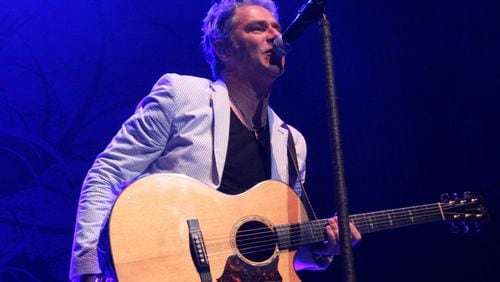 Ed Roland was a captivating presence onstage at Collective Soul's sold-out Tabernacle show. Photo: Melissa Ruggieri/AJC