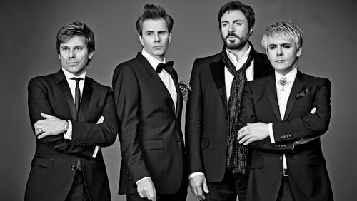 From left, Duran Duran members Roger Taylor, John Taylor, Simon Le Bon and Nick Rhodes will perform June 15 at State Farm Arena, as part of a 30-city North American tour. Photo: Courtesy of Jonas Åkerlund