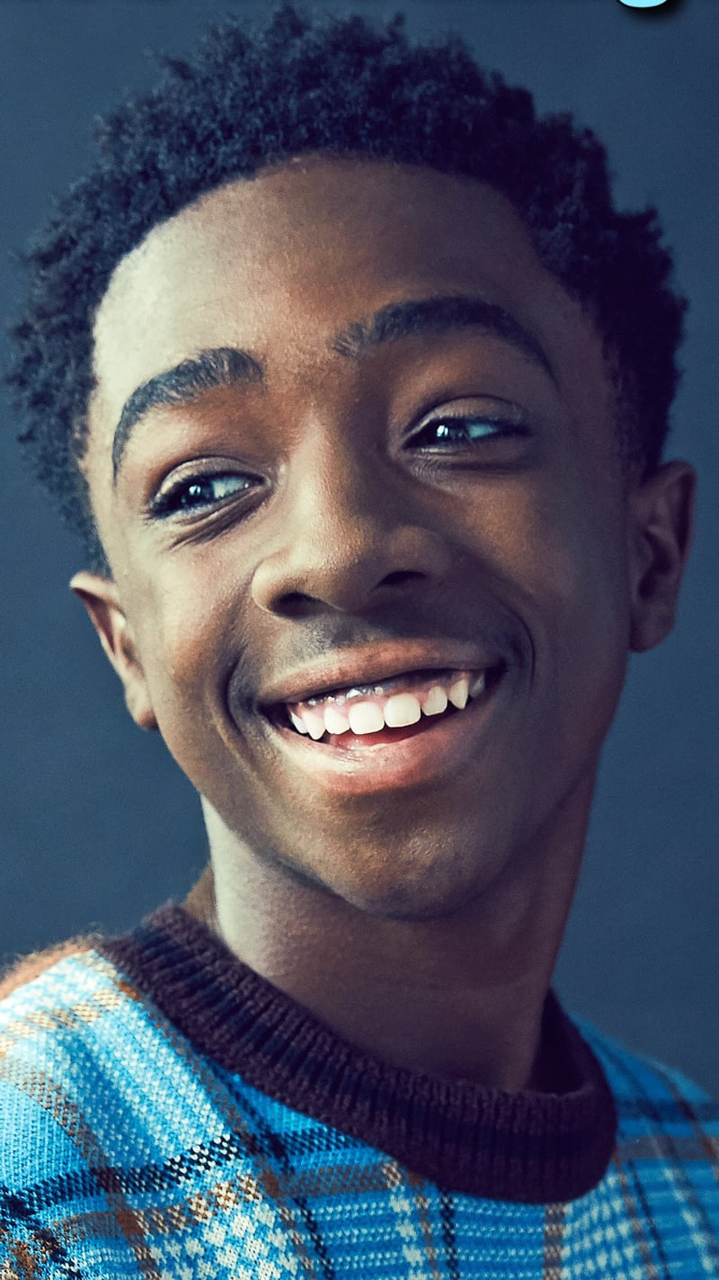 Sixteen-year-old actor Caleb McLaughlin  plays Lucas, one of the middle-school heroes in the hit Netflix series "Stranger Things."