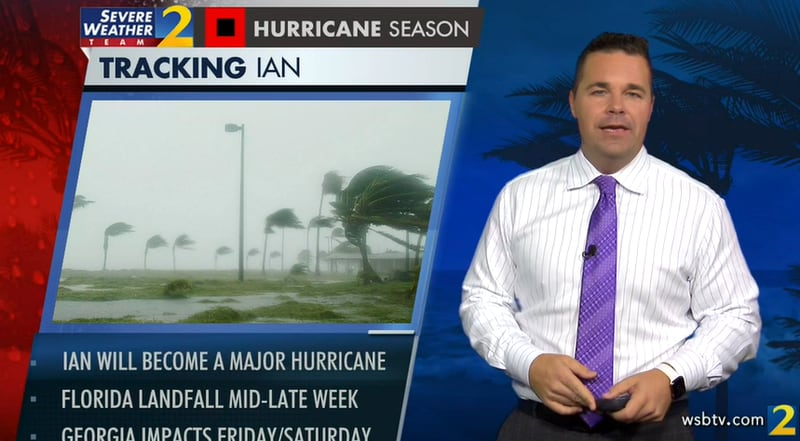 Ian strengthened into a Category 1 hurricane on Monday morning. It is expected to become a major hurricane before making Florida landfall mid- to late week, according to Channel 2 Action News meteorologist Brian Monahan.