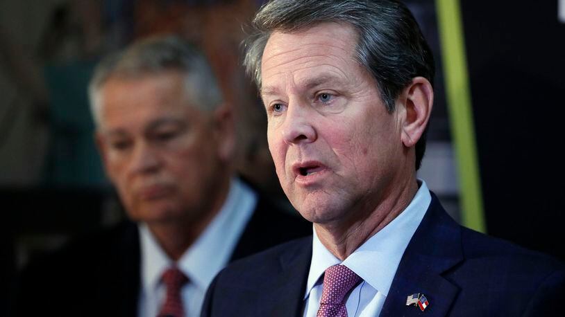 Gov. Brian Kemp has seen a bump in his approval rating following his first legislative session. An Atlanta Journal-Constitution poll showed his favorable rating at 46%. That’s a 9-point jump from a similar poll in January that showed him at 37% as he was entering office. Bob Andres / bandres@ajc.com