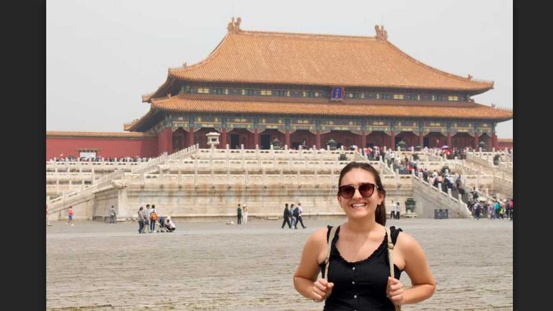 Angélica Martini is a member of Agnes Scott College's graduating class of 2021. She took this photo in China during a study abroad program in 2019. (Contributed)