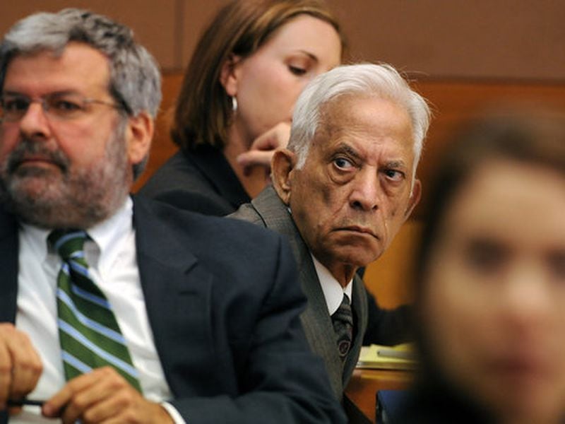  Chiman Rai (center, seen here during his  2008 trial), is an Indian immigrant who had his daughter-in-law Sparkle Reid Rai killed because she was African-American.