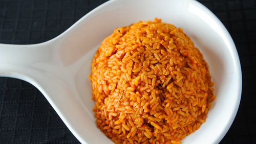 FAD Fine Dining, a Nigerian restaurant in Marietta, serves jollof rice on its menu. (Beckysteinphotography.com)