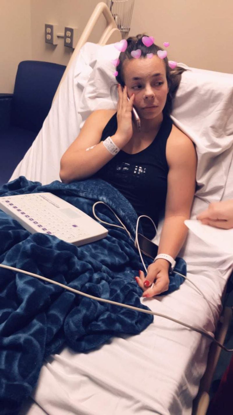 Deanna Recktenwald getting treatment after her Apple Watch told her to seek medical advice.