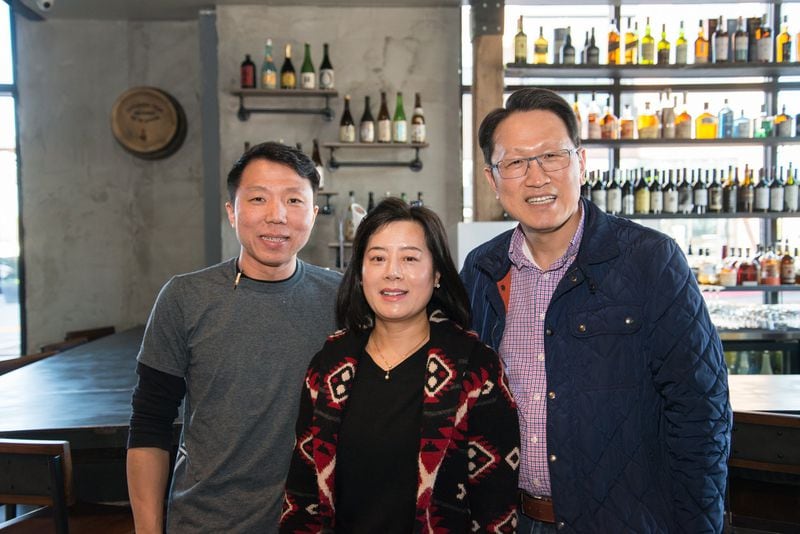 Fudo team (from left to right) General Manager Johanes Yoharry, and Co-Owners Grace Lee and John Lee. Photo credit- Mia Yakel.