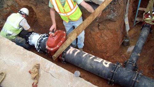 The Scott Boulevard water main replacement project will keep Jordan Lane closed to through-traffic until November. AJC file photo
