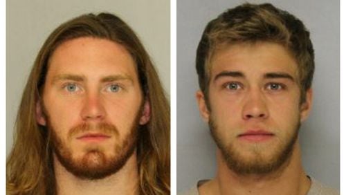 Jacob Tyler Delong, 20, and Chase Lane Jarrard, 22, both of Hall County, were arrested for aggravated battery.