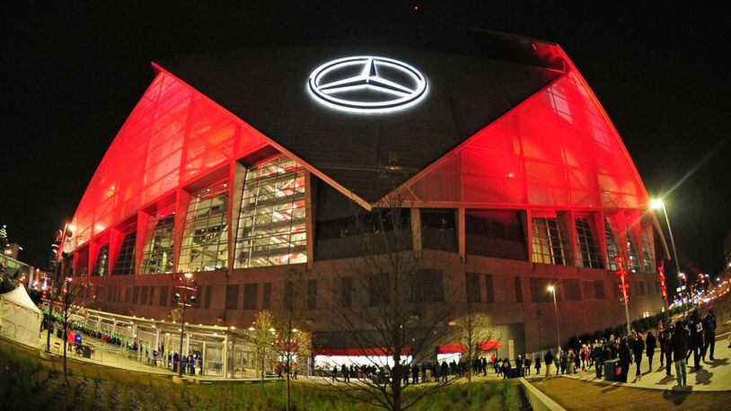 Mercedes-Benz Stadium opened in 2017.
