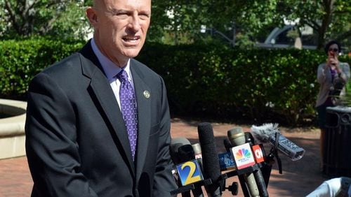 Cobb County District Attorney Vic Reynolds informed the county commissioners of a federal grant for $897,335 to help curtail the opioid crisis. WSB Radio file photo