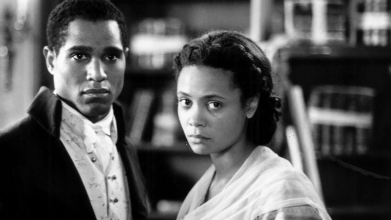 Thandie Newton portrays Sally Hemings in the 1995 film “Jefferson in Paris.” Seth Gilliamportrays Hemings’ brother James Hemings in the movie. (Merchant Ivory Productions)