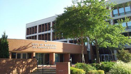 An array of security measures will go into effect at Marietta City Hall. Courtesy of Marietta