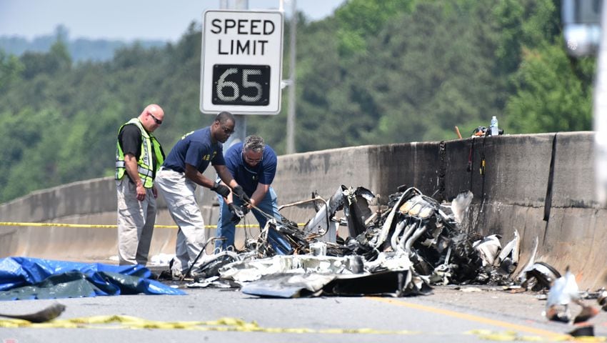 Plane crash I-285 Atlanta