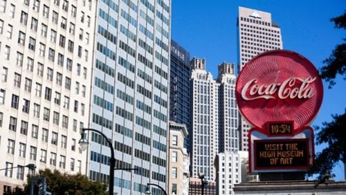 Coca-Cola’s third-quarter profits were down 28 percent, the Atlanta company said Wednesday. Photo courtesy of Coca-Cola.