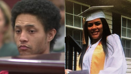 Kingston Corneli Hyman-Bozeman (left) faces a malice murder charge in connection with the death of Talya Torres.