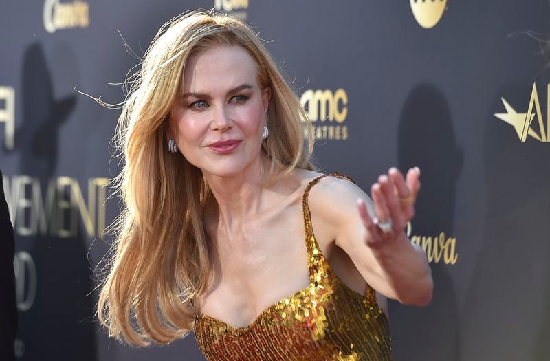 Nicole Kidman arrives at the 49th AFI Life Achievement Award tribute to Nicole Kidman on Saturday, April 27, 2024, at the Dolby Theatre in Los Angeles. (Photo by Jordan Strauss/Invision/AP)